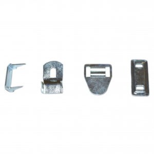 4 Piece Fasteners - Nickel Plated  Small